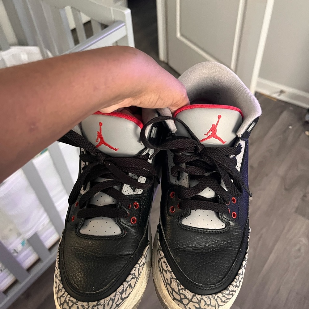 Black cement 3s